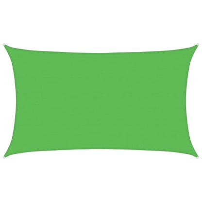 Sunshade Sail 160 g/m² Light Green 5x8 m HDPE