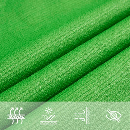 Sunshade Sail 160 g/m² Light Green 5x8 m HDPE