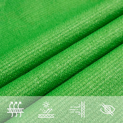 Sunshade Sail 160 g/m² Light Green 6x7 m HDPE