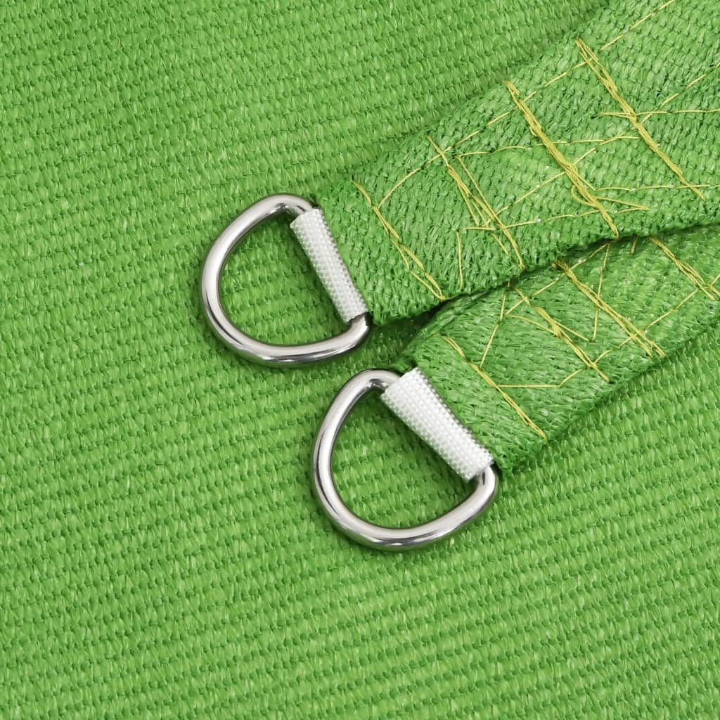 Sunshade Sail 160 g/m² Light Green 6x7 m HDPE