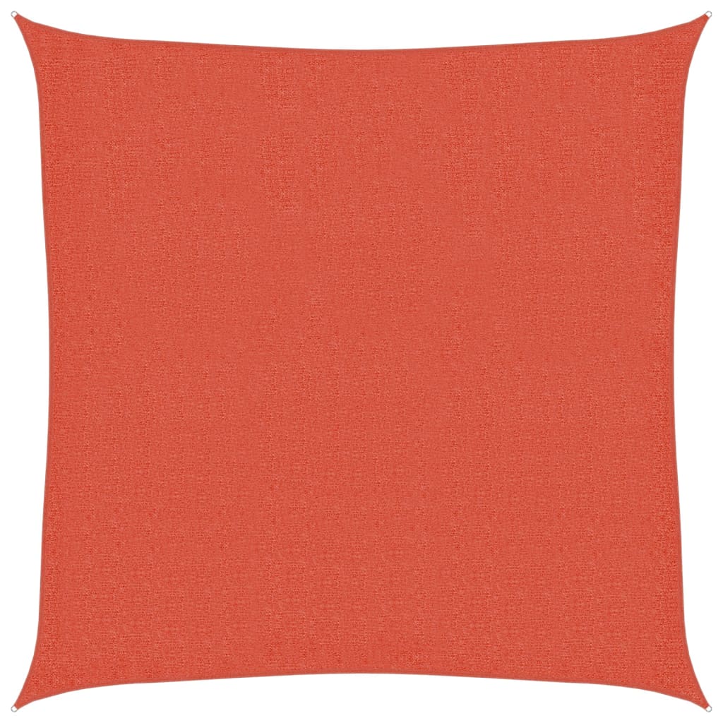 Sunshade Sail 160 g/m² Terracotta 3x3 m HDPE