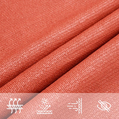 Sunshade Sail 160 g/m² Terracotta 3x3 m HDPE