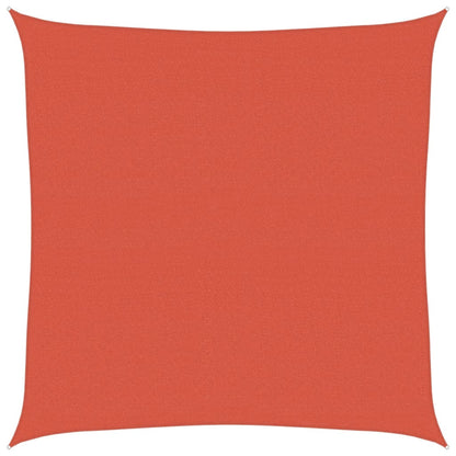 Sunshade Sail 160 g/m² Terracotta 7x7 m HDPE