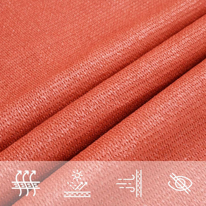 Sunshade Sail 160 g/m² Terracotta 2.5x4 m HDPE