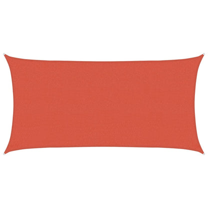 Sunshade Sail 160 g/m² Terracotta 2.5x4.5 m HDPE
