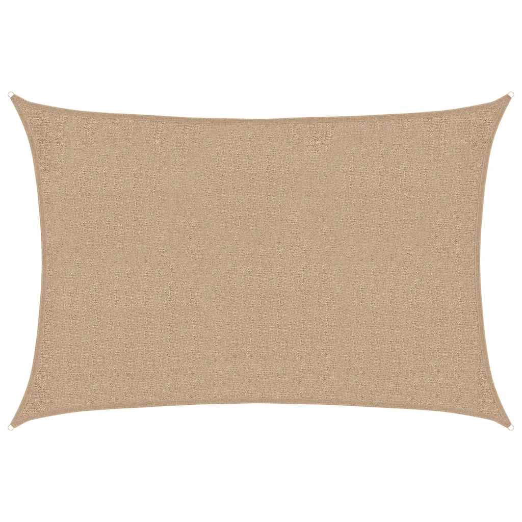 Sunshade Sail 160 g/m² Taupe 2x3 m HDPE