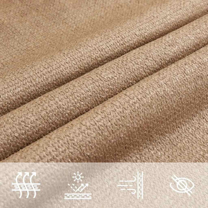 Sunshade Sail 160 g/m² Taupe 4x4x5.8 m HDPE