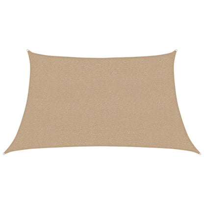 Sunshade Sail 160 g/m² Taupe 3/4x2 m HDPE