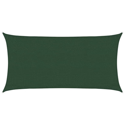 Sunshade Sail 160 g/m² Dark Green 3x6 m HDPE