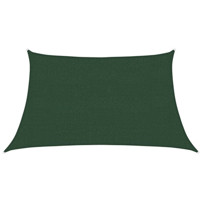 Sunshade Sail 160 g/m² Dark Green 3/4x2 m HDPE