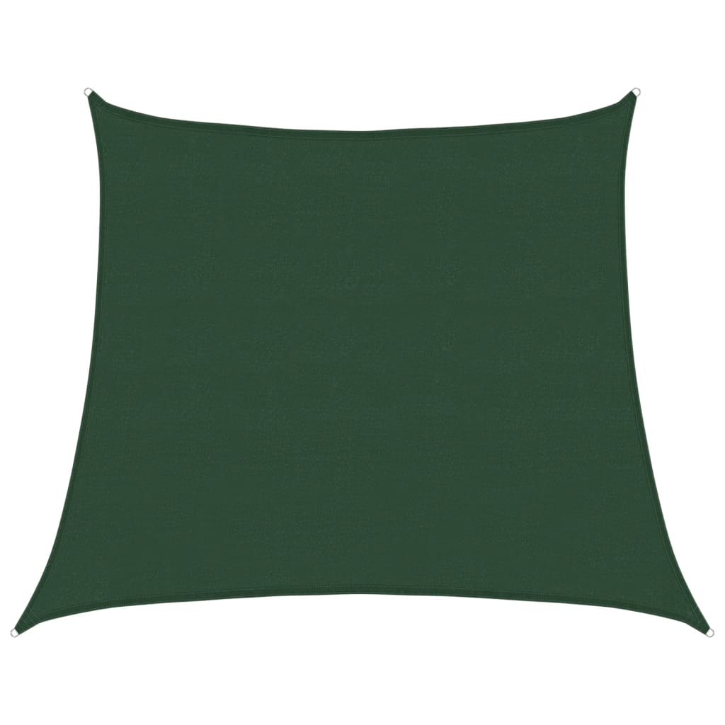 Sunshade Sail 160 g/m² Dark Green 4/5x4 m HDPE