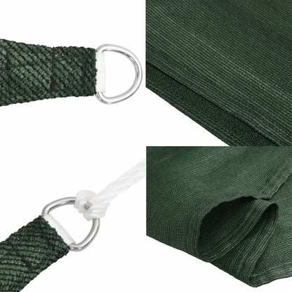 Sunshade Sail 160 g/m² Dark Green 4/5x4 m HDPE