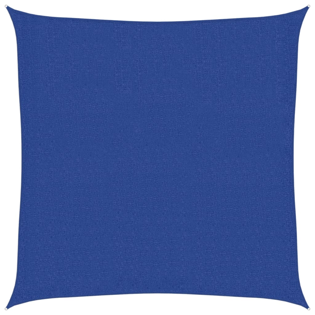 Sunshade Sail 160 g/m² Square Blue 3x3 m HDPE