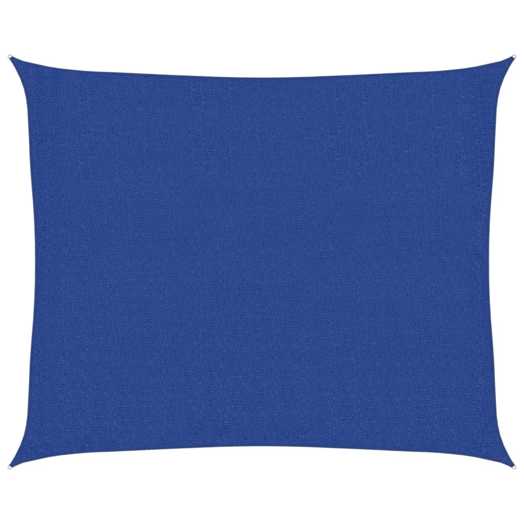 Sunshade Sail 160 g/m² Blue 2.5x3 m HDPE