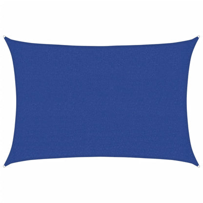 Sunshade Sail 160 g/m² Blue 2.5x3.5 m HDPE