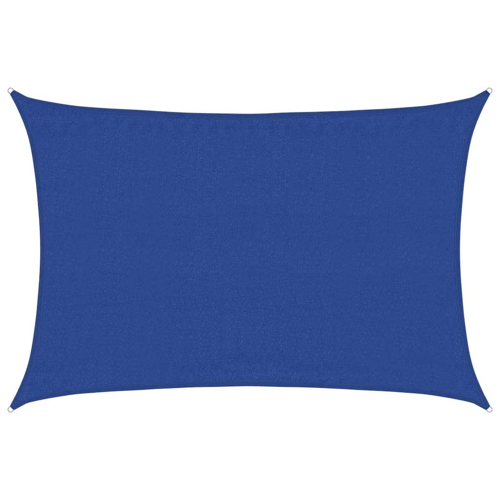 Sunshade Sail 160 g/m² Rectangular Blue 3.5x5 m HDPE