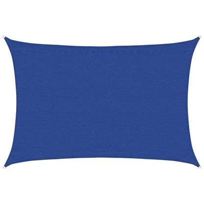 Sunshade Sail 160 g/m² Rectangular Blue 3.5x5 m HDPE