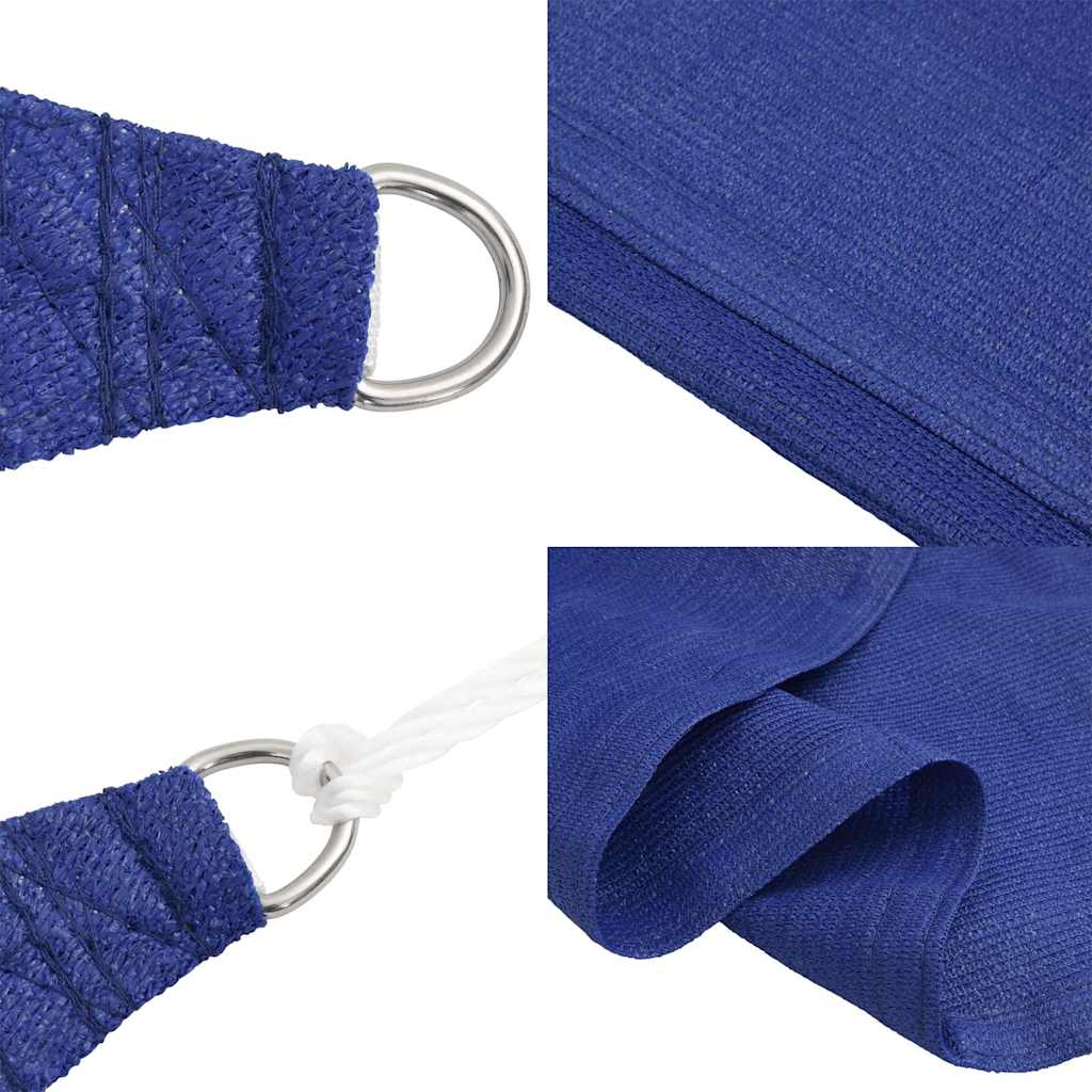 Sunshade Sail 160 g/m² Rectangular Blue 3.5x5 m HDPE