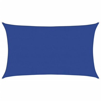 Sunshade Sail 160 g/m² Rectangular Blue 5x8 m HDPE