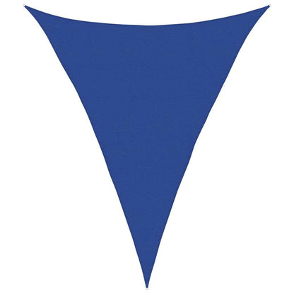 Sunshade Sail 160 g/m² Triangular Blue 5x6x6 m HDPE
