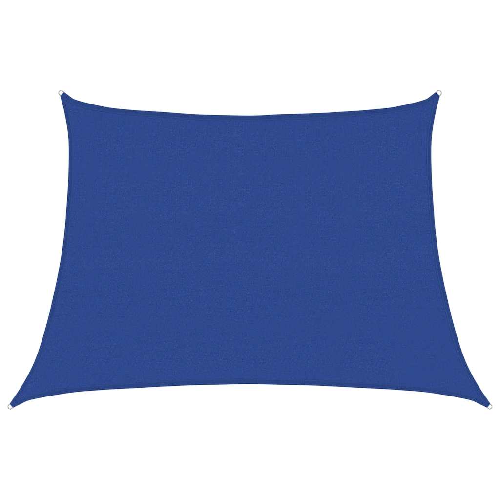 Sunshade Sail 160 g/m² Trapezium Blue 4/5x3 m HDPE
