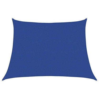 Sunshade Sail 160 g/m² Trapezium Blue 4/5x3 m HDPE