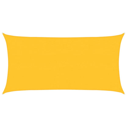 Sunshade Sail 160 g/m² Yellow 2x4 m HDPE