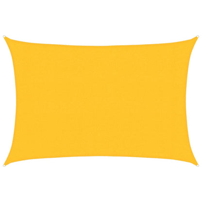 Sunshade Sail 160 g/m² Yellow 3x4.5 m HDPE