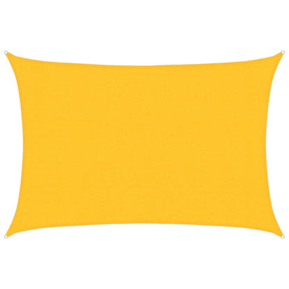 Sunshade Sail 160 g/m² Yellow 3x5 m HDPE