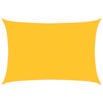 Sunshade Sail 160 g/m² Rectangular Yellow 5x6 m HDPE