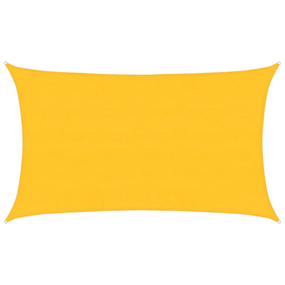 Sunshade Sail 160 g/m² Rectangular Yellow 5x8 m HDPE