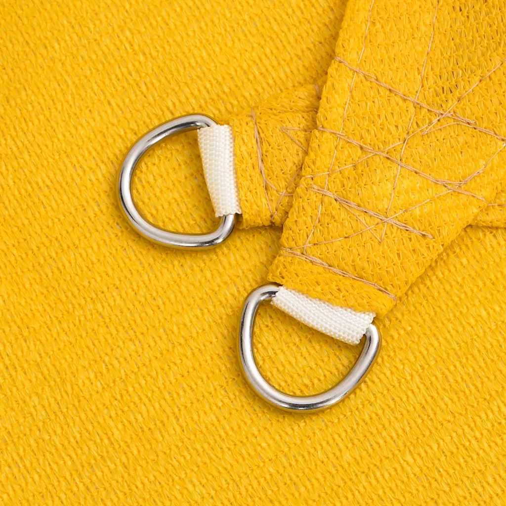 Sunshade Sail 160 g/m² Rectangular Yellow 6x7 m HDPE