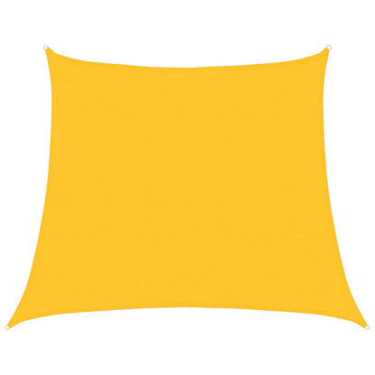 Sunshade Sail 160 g/m² Trapezium Yellow 4/5x4 m HDPE