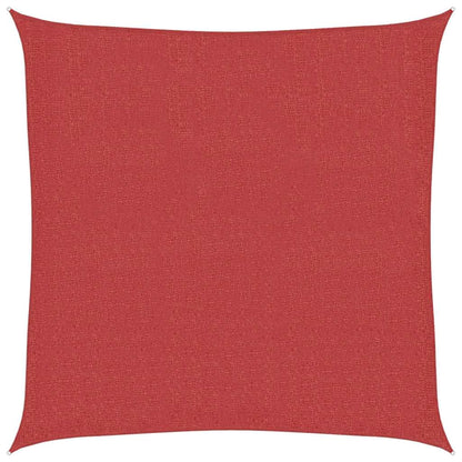 Sunshade Sail 160 g/m² Red 2.5x2.5 m HDPE