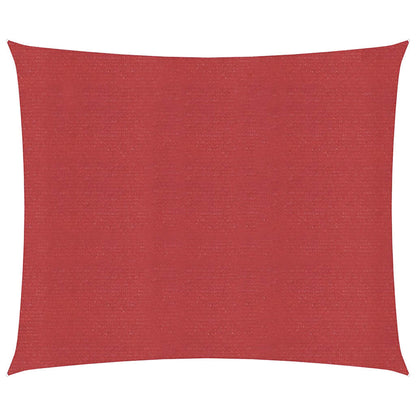 Sunshade Sail 160 g/m² Red 4.5x4.5 m HDPE