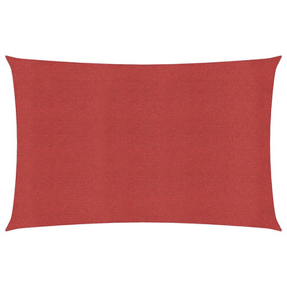 Sunshade Sail 160 g/m² Red 2.5x4.5 m HDPE