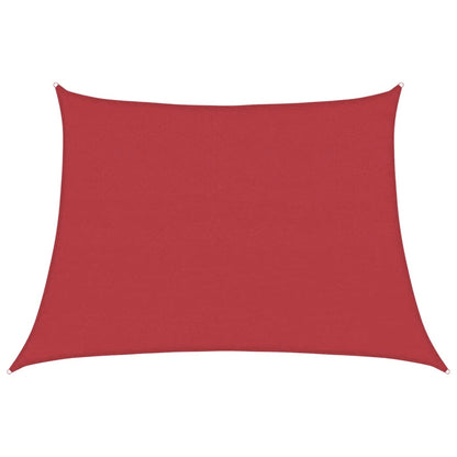 Sunshade Sail 160 g/m² Red 4/5x3 m HDPE