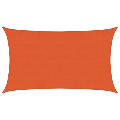 Sunshade Sail 160 g/m² Rectangular Orange 5x8 m HDPE