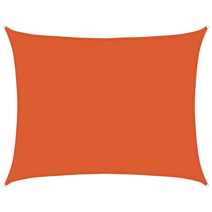 Sunshade Sail 160 g/m² Rectangular Orange 6x8 m HDPE