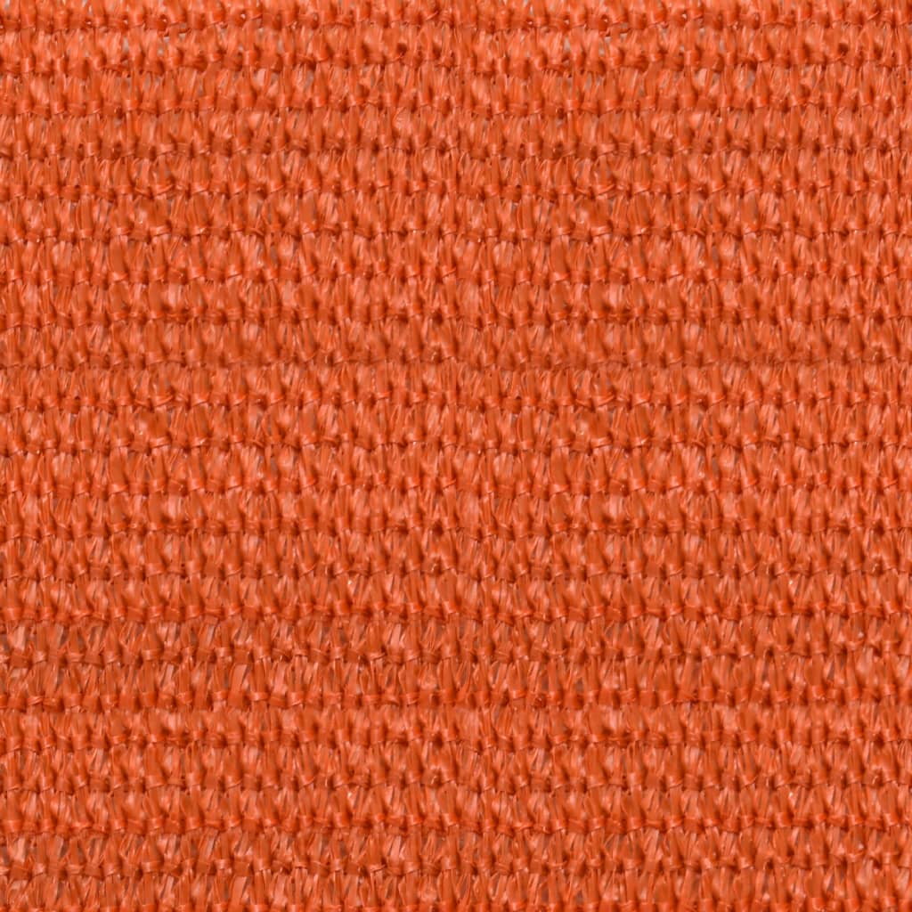 Sunshade Sail 160 g/m² Orange 3x3x4.2 m HDPE