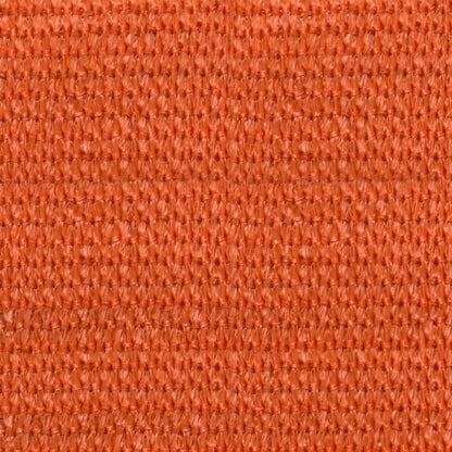 Sunshade Sail 160 g/m² Orange 3x3x4.2 m HDPE