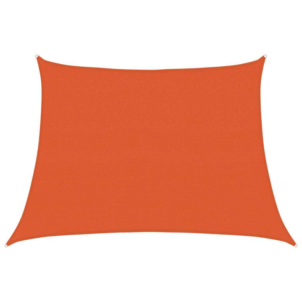 Sunshade Sail 160 g/m² Trapezium Orange 4/5x3 m HDPE