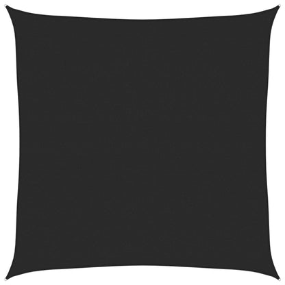 Sunshade Sail 160 g/m² Black 4.5x4.5 m HDPE