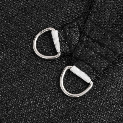 Sunshade Sail 160 g/m² Black 4/5x3 m HDPE