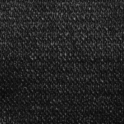 Sunshade Sail 160 g/m² Black 4/5x3 m HDPE