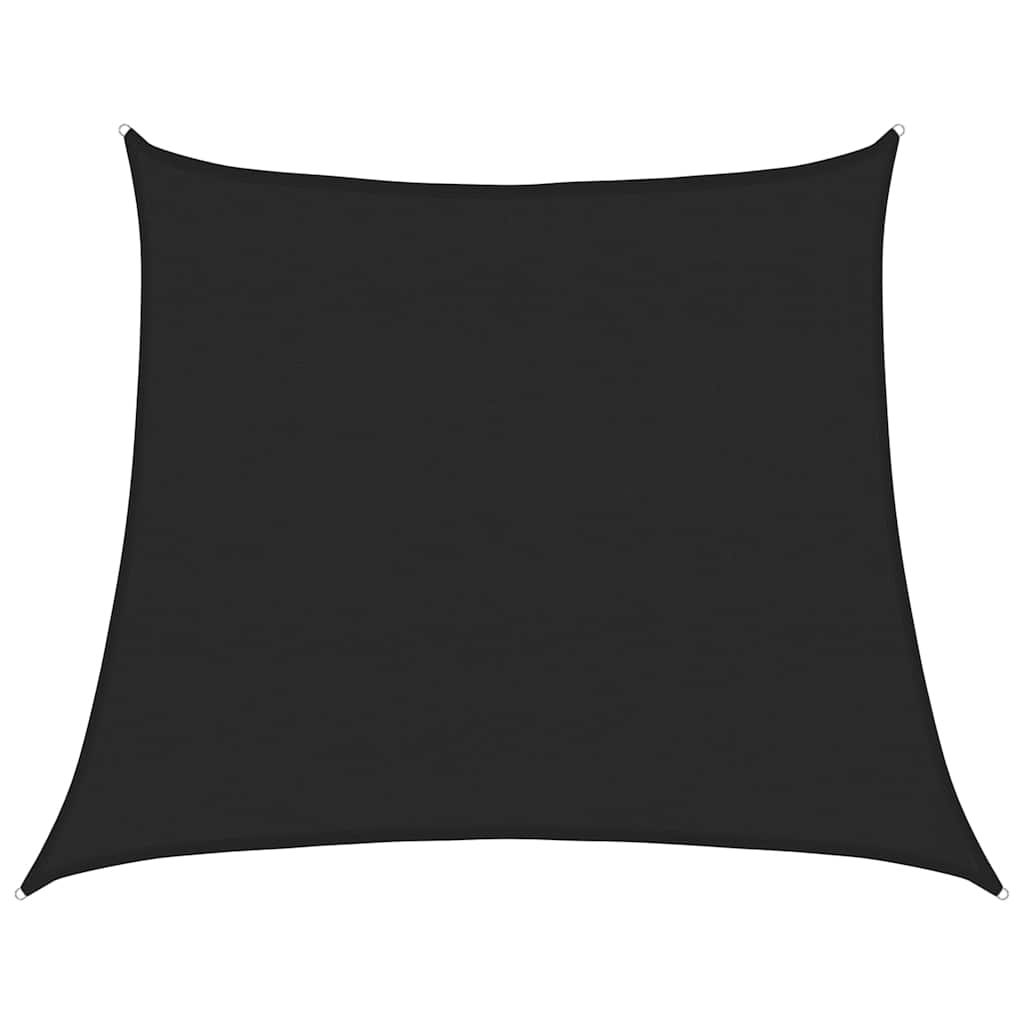 Sunshade Sail 160 g/m² Trapezium Black 4/5x4 m HDPE