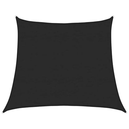 Sunshade Sail 160 g/m² Trapezium Black 4/5x4 m HDPE