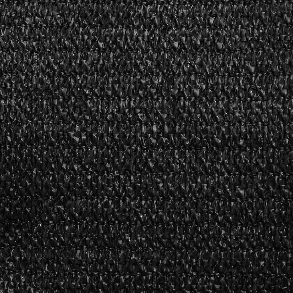 Sunshade Sail 160 g/m² Trapezium Black 4/5x4 m HDPE