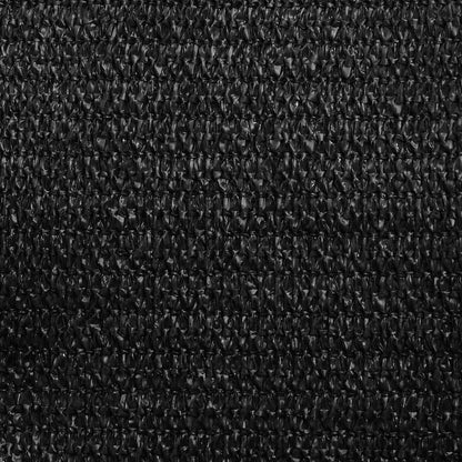 Sunshade Sail 160 g/m² Trapezium Black 4/5x4 m HDPE