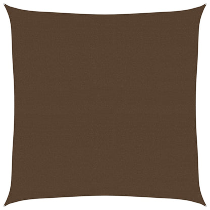 Sunshade Sail 160 g/m² Brown 7x7 m HDPE